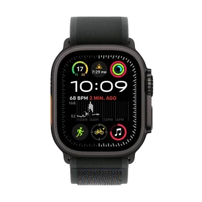 Apple Watch Ultra 2 Gps + Cellular 49Mm Black Titanium Case With Black Trail Loop - M